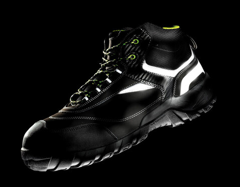 Result Blackwatch Safety Boot, Black/Silver, 12 (47) bedrucken, Art.-Nr. 914331986