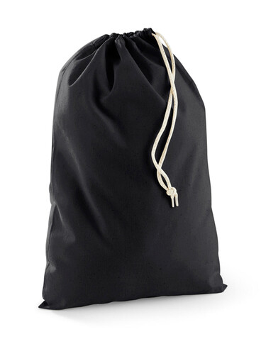 Westford Mill Recycled Cotton Stuff Bag, Black, 2XS bedrucken, Art.-Nr. 915281011