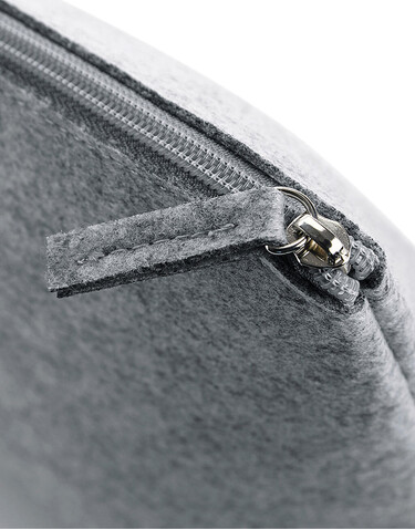Bag Base Felt Accessory Bag, Charcoal Melange, S bedrucken, Art.-Nr. 915291053