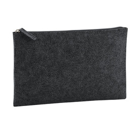 Bag Base Felt Accessory Pouch, Charcoal Melange, One Size bedrucken, Art.-Nr. 916291050 Bag Base Felt Accessory Pouch, Charcoal Melange, One Size bedrucken, Art.-Nr. 916291050