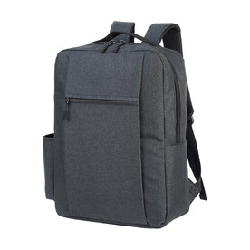 Shugon Sembach Basic Laptop Backpack, Black Melange, One Size bedrucken, Art.-Nr. 917381060