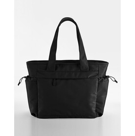 Quadra Studio Oversized Tote, Black, One Size bedrucken, Art.-Nr. 920301010