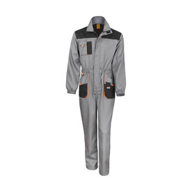 Result LITE Coverall, Grey/Black/Orange, XS bedrucken, Art.-Nr. 921331821 Result LITE Coverall, Grey/Black/Orange, XS bedrucken, Art.-Nr. 921331821