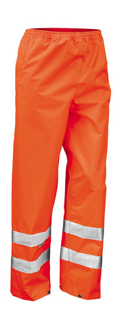 Result High Profile Rain Trousers, Fluorescent Orange, S/M bedrucken, Art.-Nr. 922334054