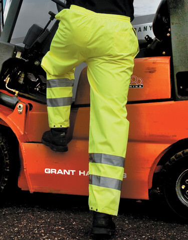 Result High Profile Rain Trousers, Fluorescent Orange, S/M bedrucken, Art.-Nr. 922334054
