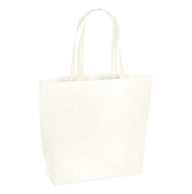 Westford Mill Organic Natural Dyed Maxi Bag for Life, Sea Salt, One Size bedrucken, Art.-Nr. 923280030