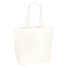 Westford Mill Organic Natural Dyed Maxi Bag for Life, Sea Salt, One Size bedrucken, Art.-Nr. 923280030