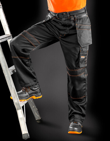 Result LITE X-OVER Holster Trouser, Black, S bedrucken, Art.-Nr. 923331012