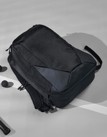 Quadra Multi-Sport Backpack, Black, One Size bedrucken, Art.-Nr. 925301010