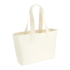 Westford Mill Everyday Canvas Tote, Natural, One Size bedrucken, Art.-Nr. 926280080