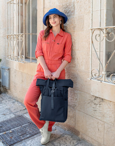 Shugon Ruby Roll-Up Laptop Backpack, Black/Light Grey, One Size bedrucken, Art.-Nr. 927381510