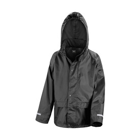 Result Junior StormDri Jacket, Black, XS (3-4) bedrucken, Art.-Nr. 929331012