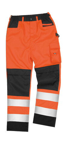 Result Safety Cargo Trouser, Fluorescent Orange, 4XL bedrucken, Art.-Nr. 930334059