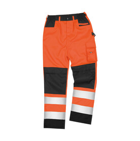 Result Safety Cargo Trouser, Fluorescent Orange, XS bedrucken, Art.-Nr. 930334052