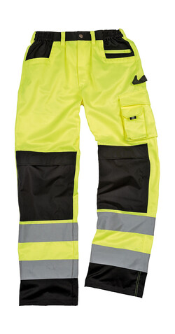 Result Safety Cargo Trouser, Fluorescent Yellow, 3XL bedrucken, Art.-Nr. 930336058