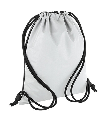 Bag Base Reflective Gymsac, Silver Reflective, One Size bedrucken, Art.-Nr. 931297160