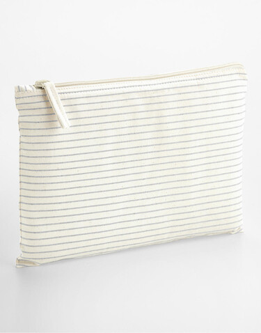 Westford Mill Striped Organic Cotton Accessory Pouch, Red Stripe, S bedrucken, Art.-Nr. 933284083 Westford Mill Striped Organic Cotton Accessory Pouch, Red Stripe, S bedrucken, Art.-Nr. 933284083