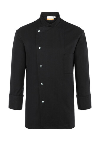 Karlowsky Chef Jacket Lars Long Sleeve, Black, 58 (XL) bedrucken, Art.-Nr. 934671017