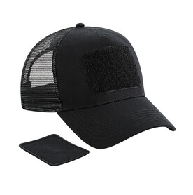 Beechfield Patch Snapback Trucker, Black, One Size bedrucken, Art.-Nr. 934691010