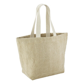 Westford Mill Soft Washed Jute Beach Bag, Natural, One Size bedrucken, Art.-Nr. 936280080