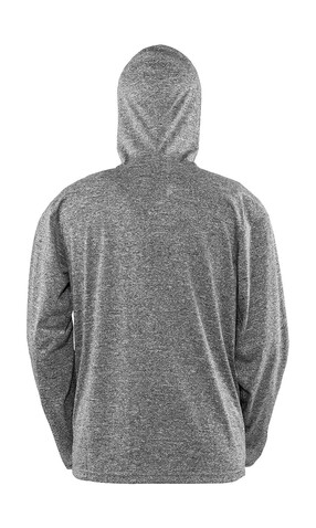 Result Men`s Hooded Tee-Jacket, Marl Grey, 2XL bedrucken, Art.-Nr. 936331187