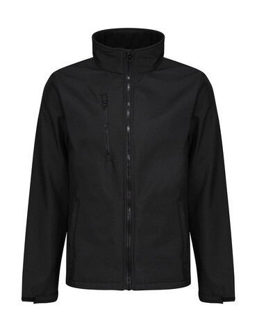 Regatta Ablaze 3 Layer Softshell Jacket, Black/Black, L bedrucken, Art.-Nr. 937171525