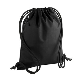 Bag Base Recycled Gymsac, Black, One Size bedrucken, Art.-Nr. 938291010