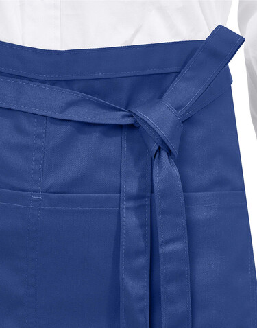 SG ACCESSORIES - BISTRO BERLIN Long Bistro Apron with Vent and Pocket, Grey, One Size bedrucken, Art.-Nr. 941591210