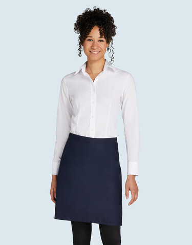 SG ACCESSORIES - BISTRO BRUSSELS Short Bistro Apron, White, One Size bedrucken, Art.-Nr. 943590000