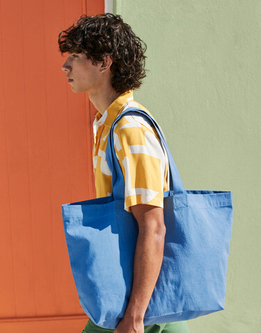 Westford Mill EarthAware® Organic Twill Shopper, Natural, One Size bedrucken, Art.-Nr. 944280080