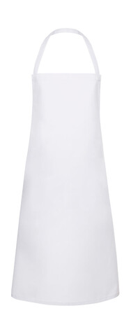 Karlowsky Bib Apron Basic, White, One Size bedrucken, Art.-Nr. 944670000