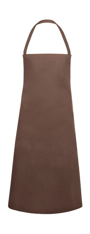 Karlowsky Bib Apron Basic, Light Brown, One Size bedrucken, Art.-Nr. 944677200