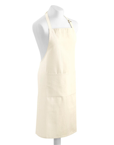 Westford Mill FairTrade Cotton Adult Craft Apron, Black, One Size bedrucken, Art.-Nr. 945281010