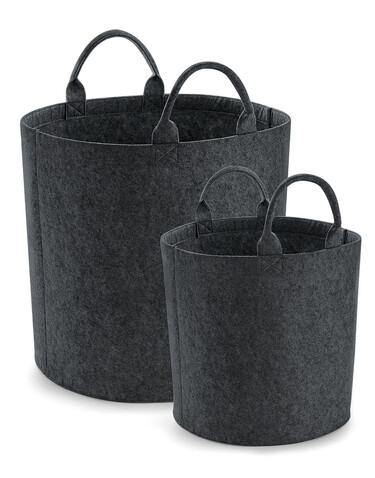 Bag Base Felt Trug, Charcoal Melange, S bedrucken, Art.-Nr. 947291053