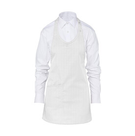 SG ACCESSORIES - BISTRO BERN Women’s Bib Apron, White, One Size bedrucken, Art.-Nr. 947590000