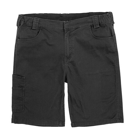 Result Super Stretch Slim Chino Shorts, Black, 2XL bedrucken, Art.-Nr. 948331017