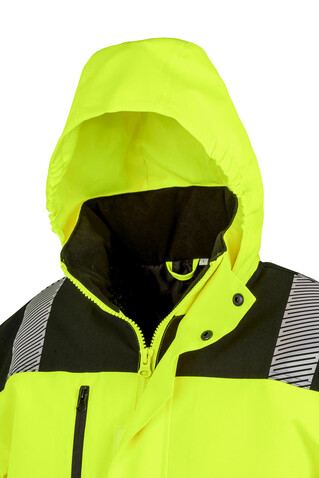 Result Printable Waterproof Softshell Safety Coat, Fluorescent Orange/Black, S bedrucken, Art.-Nr. 950334783