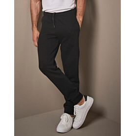 Tee Jays Ribbed Interlock Pants, Black, S bedrucken, Art.-Nr. 951541013
