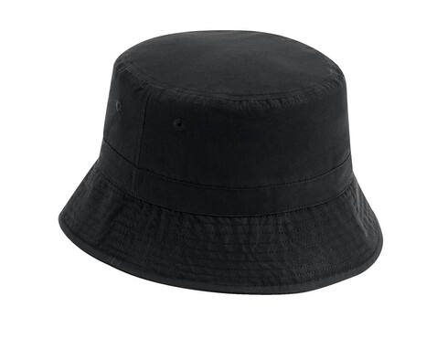 Beechfield Recycled Polyester Bucket Hat, Black, S/M bedrucken, Art.-Nr. 951691011 Beechfield Recycled Polyester Bucket Hat, Black, S/M bedrucken, Art.-Nr. 951691011
