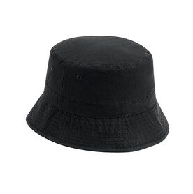 Beechfield Recycled Polyester Bucket Hat, Black, S/M bedrucken, Art.-Nr. 951691011