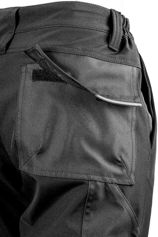 Result Slim Softshell Work Trousers, Black, S bedrucken, Art.-Nr. 952331013