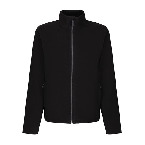 Regatta Honestly Made Recycled Full Zip Microfleece, Black, S bedrucken, Art.-Nr. 954171013