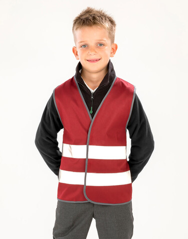 Result Junior Enhanced Visibility Vest, Fluorescent Pink, S (4-6) bedrucken, Art.-Nr. 954334243