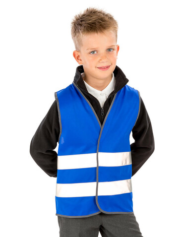 Result Junior Enhanced Visibility Vest, Navy, S (4-6) bedrucken, Art.-Nr. 954332003