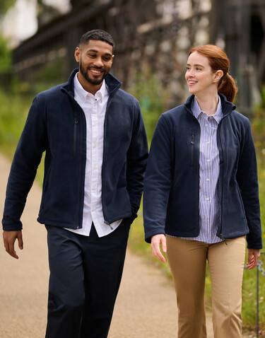 Regatta Women`s Honestly Made Recycled Full Zip Fleece, Black, 10 (36) bedrucken, Art.-Nr. 955171013