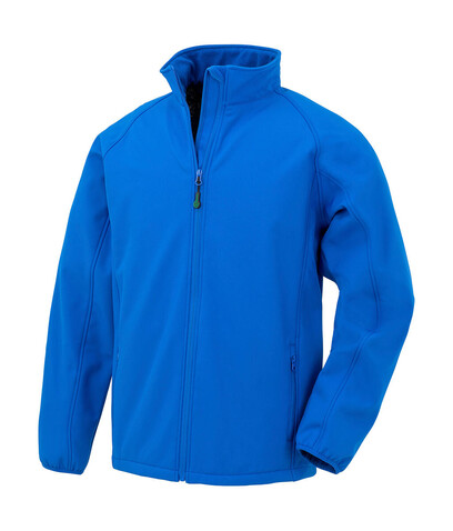 Result Men`s Recycled 2-Layer Printable Softshell Jacket, Royal, S bedrucken, Art.-Nr. 957333003
