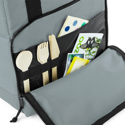 Bag Base Recycled Twin Handle Cooler Backpack, Black, One Size bedrucken, Art.-Nr. 958291010 Bag Base Recycled Twin Handle Cooler Backpack, Black, One Size bedrucken, Art.-Nr. 958291010