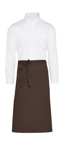 SG ACCESSORIES - BISTRO ROME - Recycled Bistro Apron with Pocket, Brown, One Size bedrucken, Art.-Nr. 958597000 SG ACCESSORIES - BISTRO ROME - Recycled Bistro Apron with Pocket, Brown, One Size bedrucken, Art.-Nr. 958597000