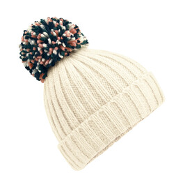 Beechfield Hygge Beanie, Off White, One Size bedrucken, Art.-Nr. 961690060