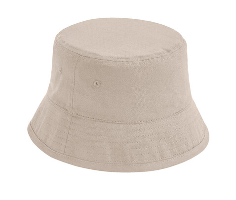 Beechfield Junior Organic Cotton Bucket Hat, Sand, S/M bedrucken, Art.-Nr. 963697411